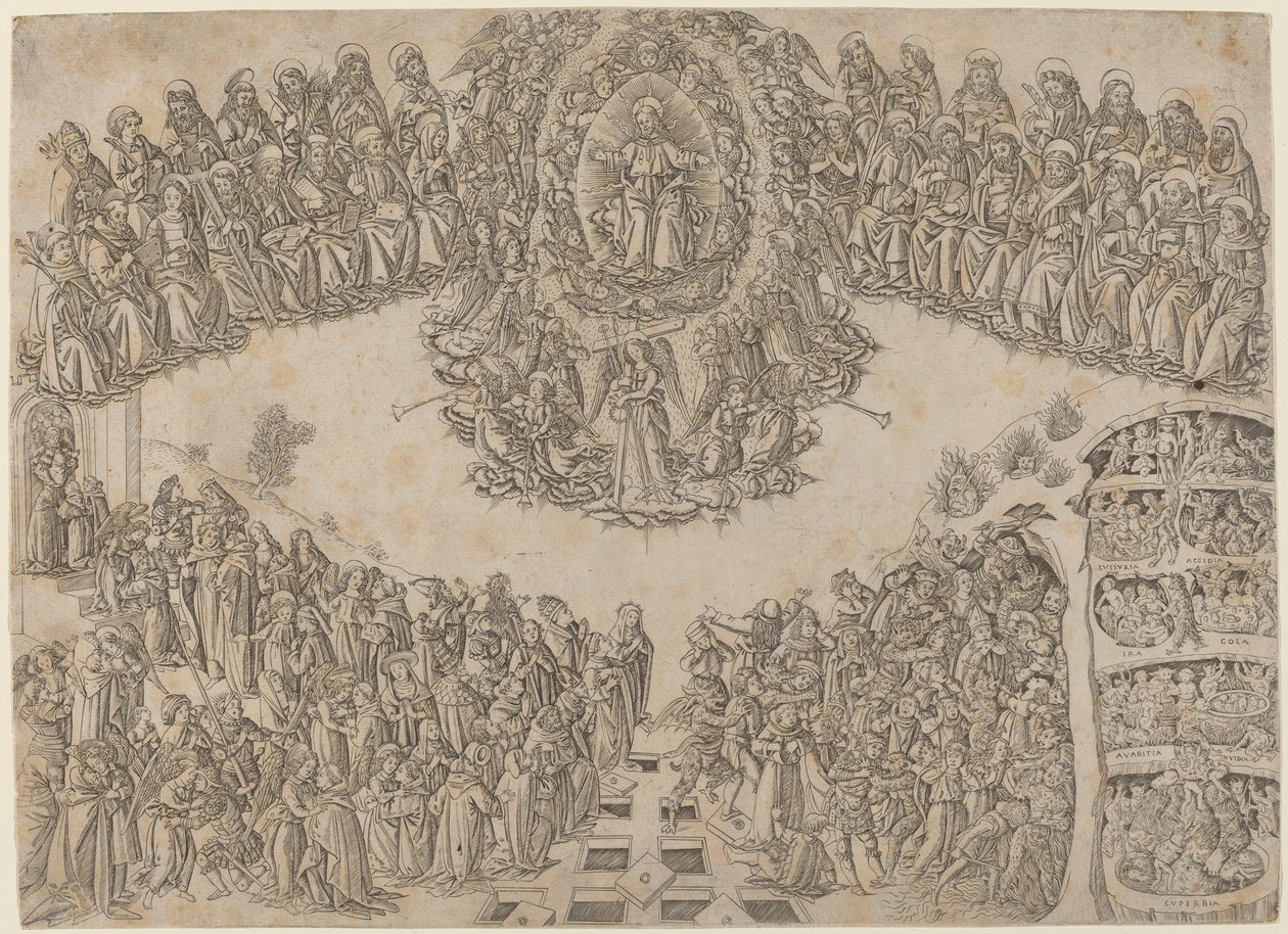 Poslední soud od Francesco di Lorenzo Rosselli after Fra Angelico
