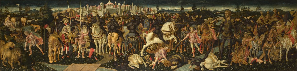 Příběh Davida a Goliáše, c. 1450 od Francesco di Stefano Pesellino