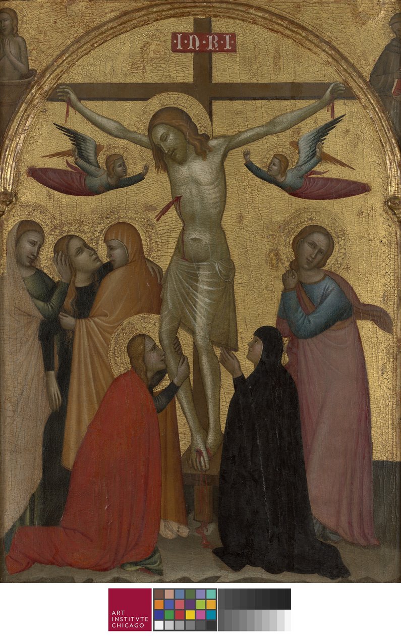 Ukřižování, kolem roku 1370 od Francescuccio Ghissi