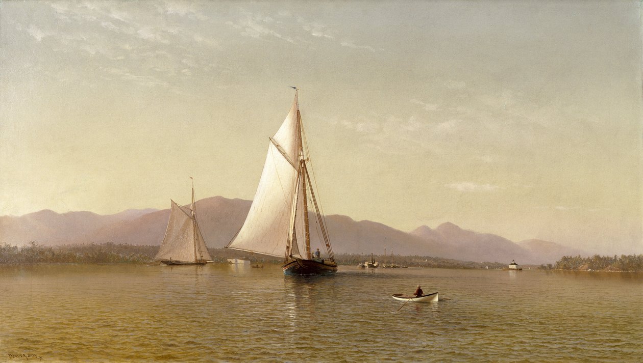 Hudson na Tappan Zee od Francis Augustus Silva
