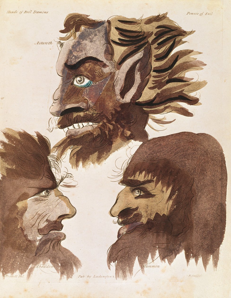 Astaroth, Abaddon a Mammon, tři démoni z 