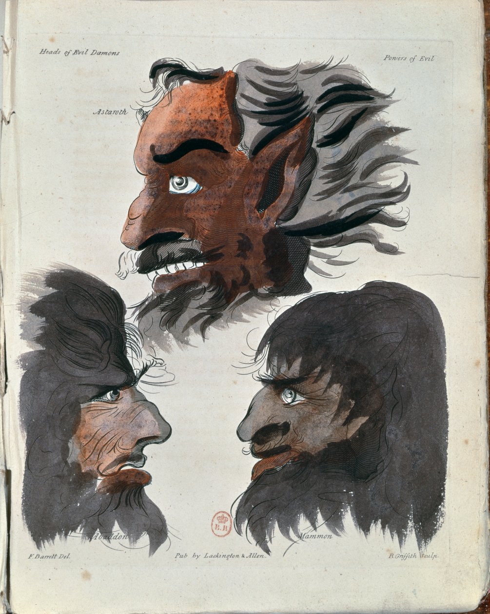 Astaroth, Abaddon a Mammon, tři démoni z 