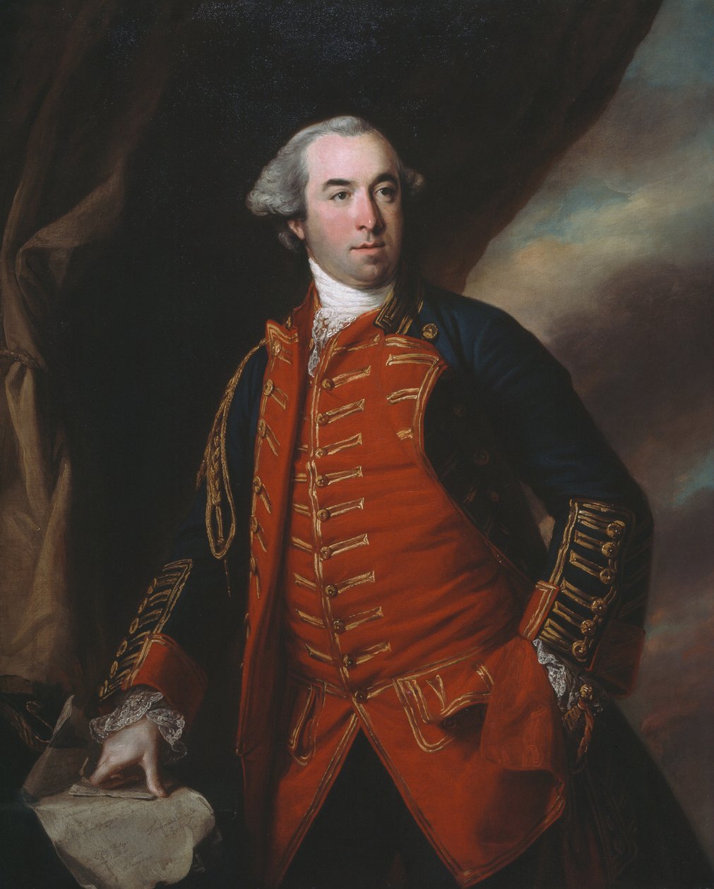 Podplukovník William Phillips (1731-81) 1764 od Francis Cotes