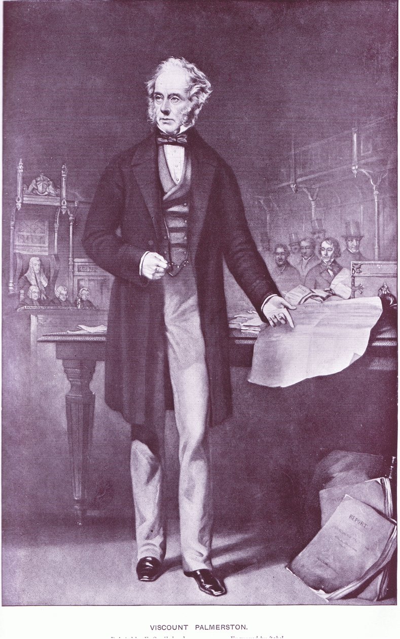 vikomt Palmerston od Francis Cruikshank