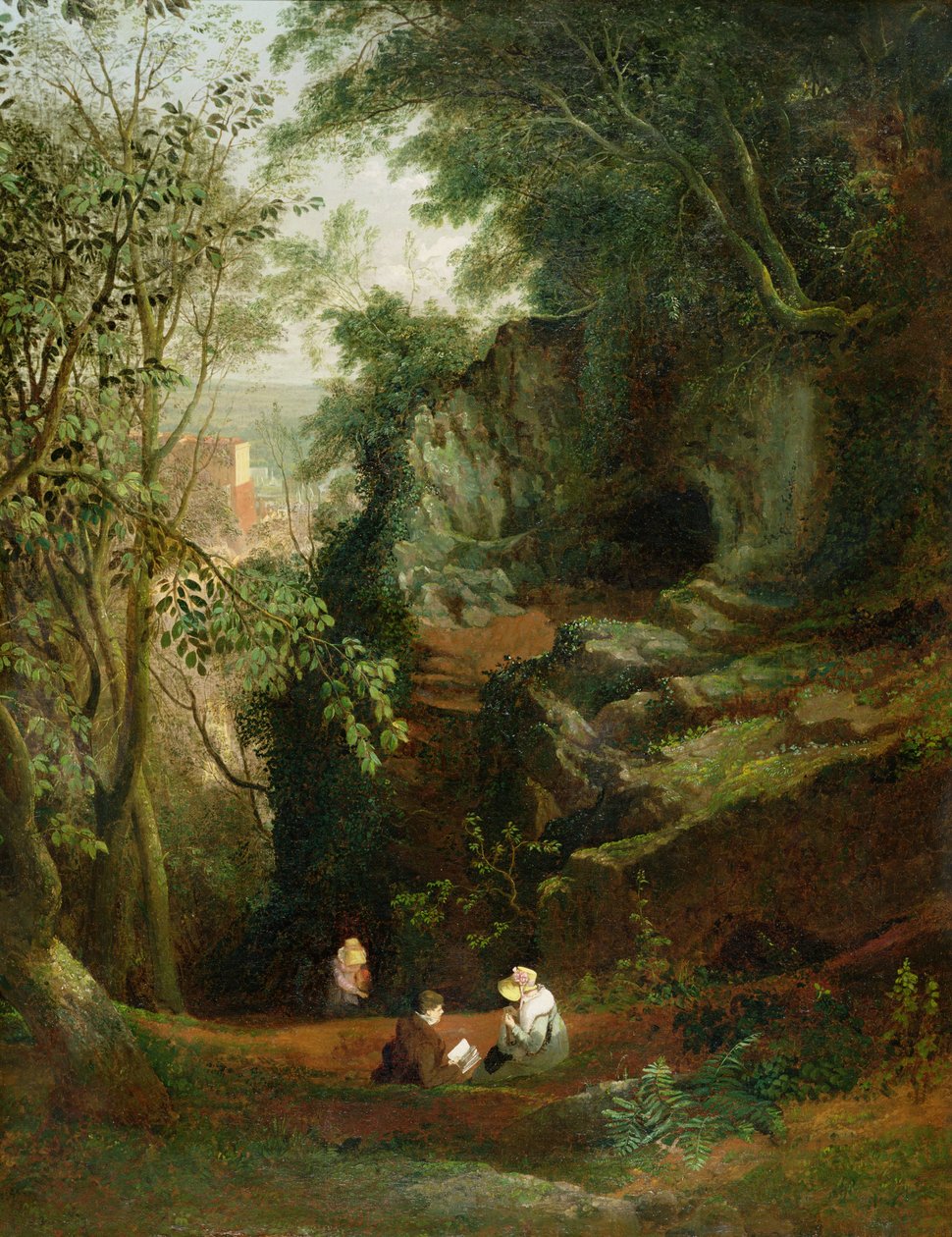 Krajina poblíž Cliftonu, kolem 1822-23 od Francis Danby