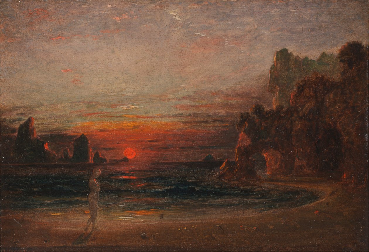 Studium pro Calypsos Grotto od Francis Danby