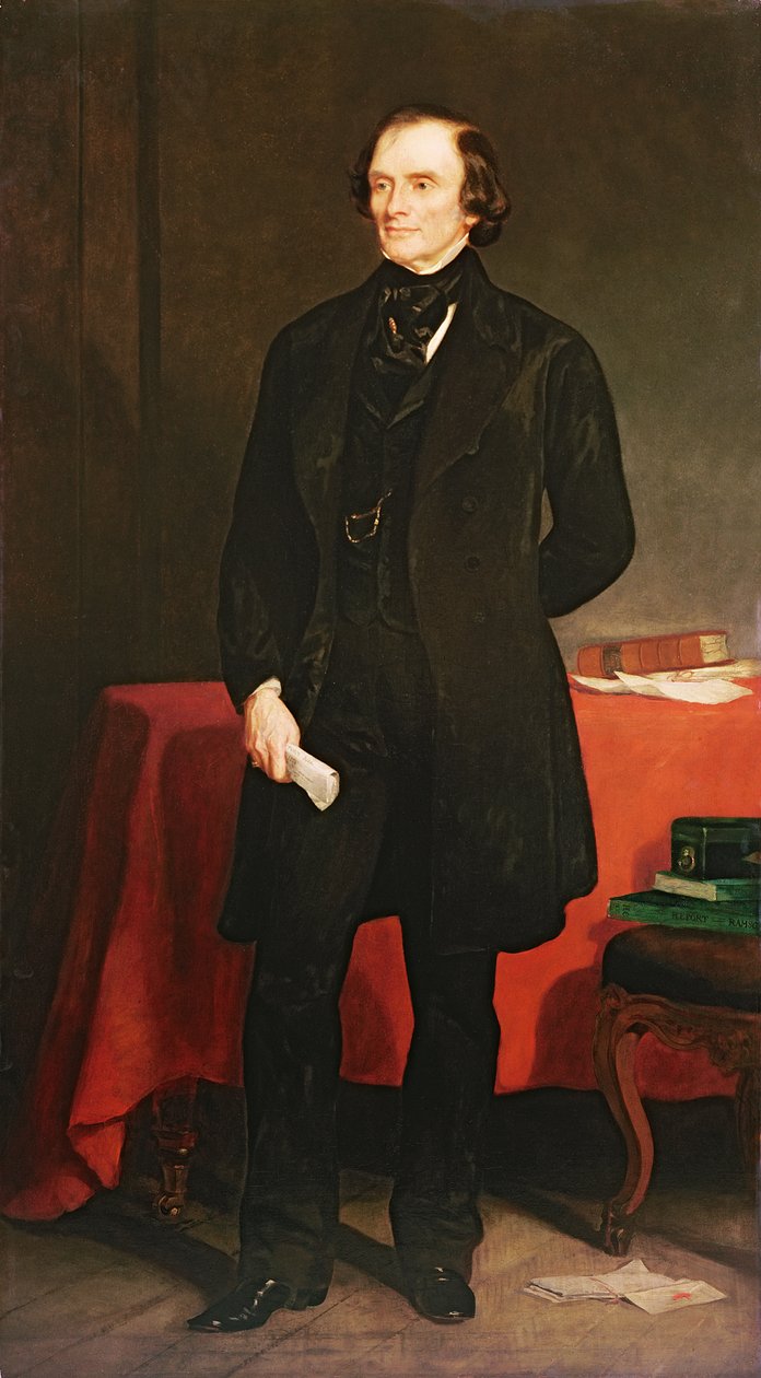 Portrét Johna Russella (1792-1878) 1. hrabě Russell, 1853 od Francis Grant