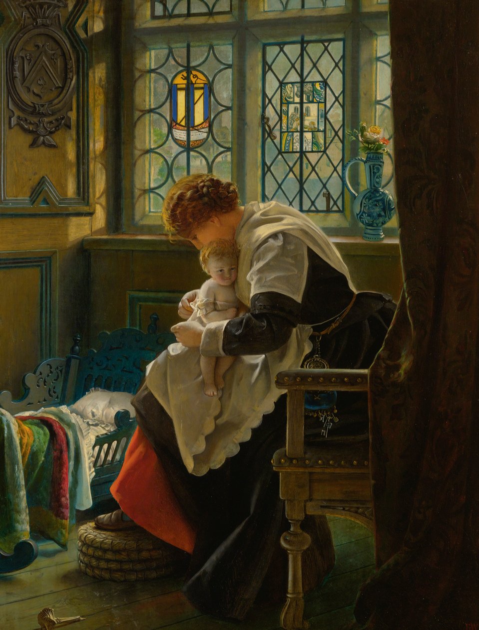 Dětský koutek. od Francis John Wyburd