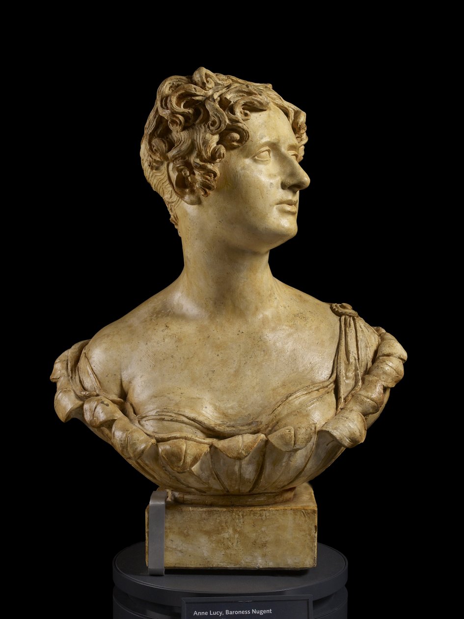 Busta Anny Lucy, baronky Nugentové, 1819-1820 (sádra) od Francis Legatt Chantrey