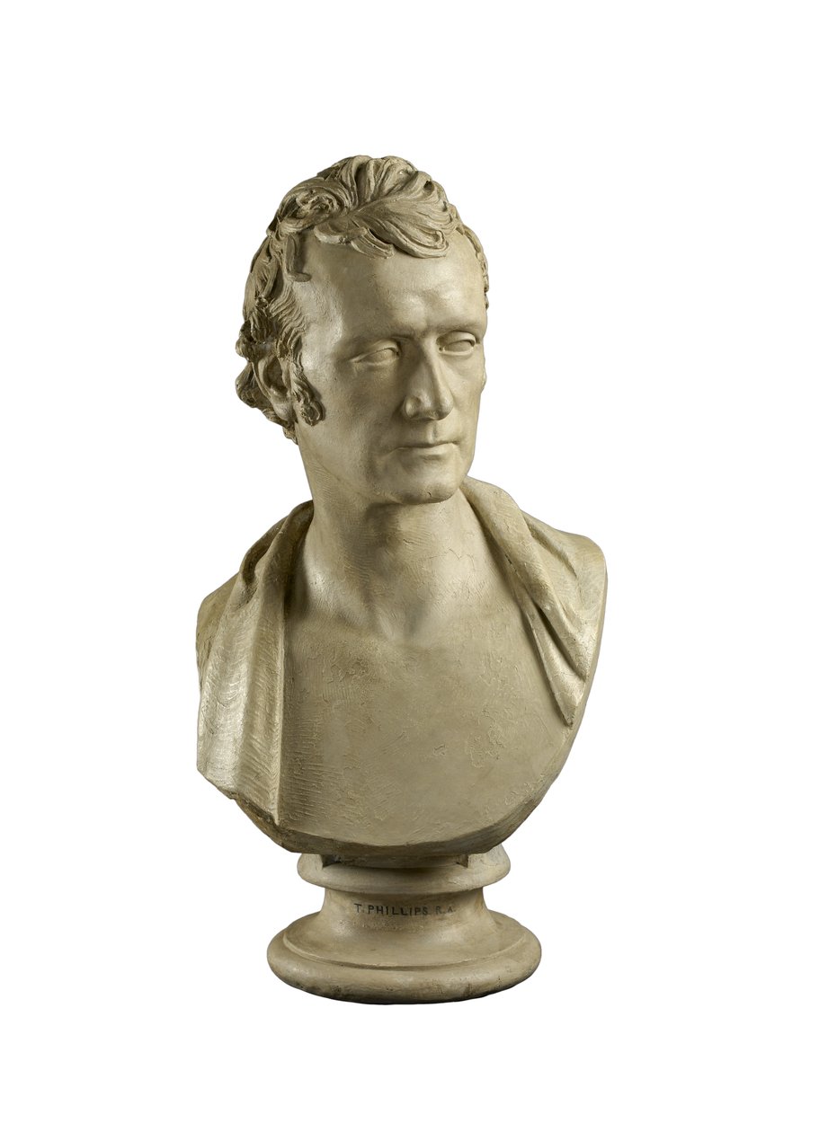 Busta Thomase Phillipse, RA (1770-1845), 1821 (sádra) od Francis Legatt Chantrey