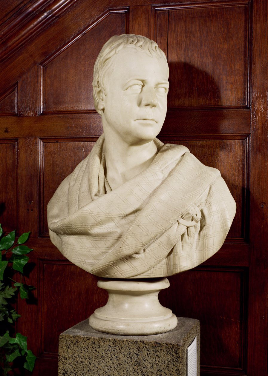 Sir Walter Scott (1771-1832) (mramor) od Francis Legatt Chantrey