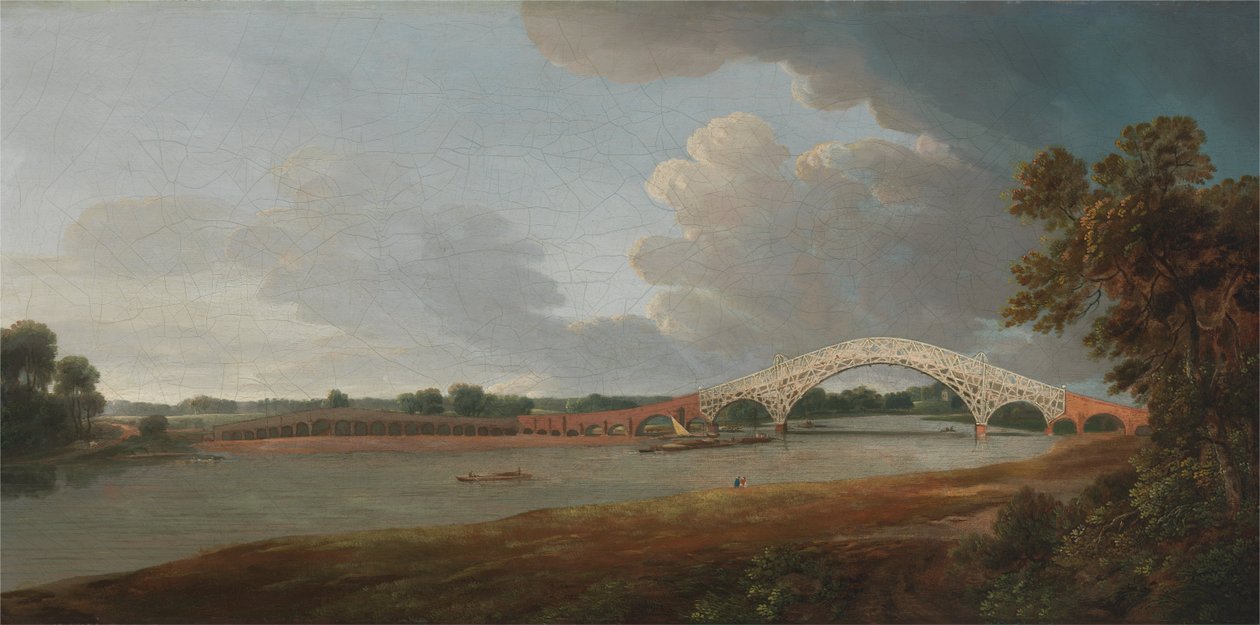 Starý most Walton Bridge od Francis Towne