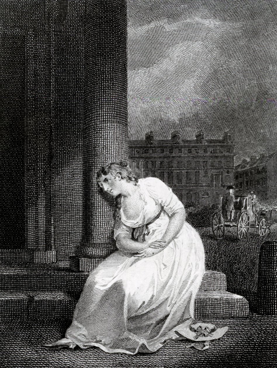 Ilustrace k vydání Du Roverayho básně Olivera Goldsmitha „Opuštěná vesnice“, 1800 od Francis Wheatley