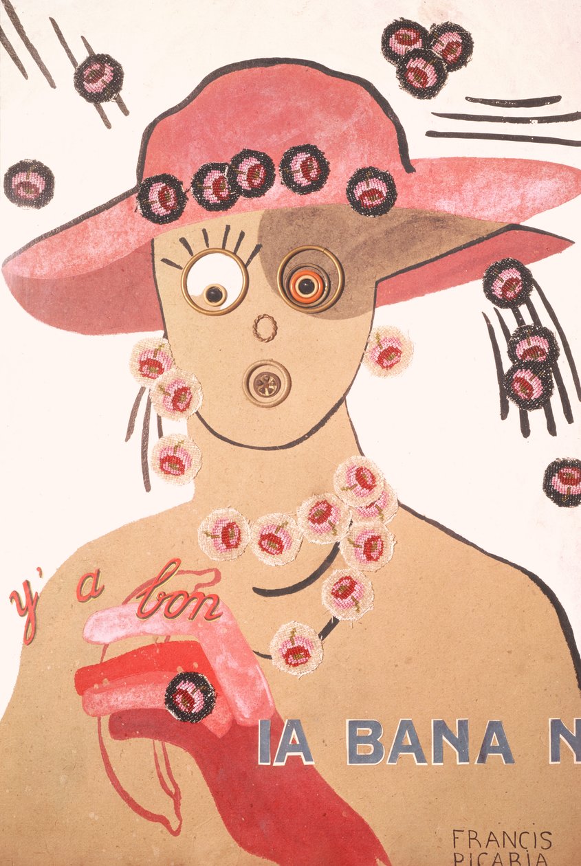 Dada portrét Germaine Everlingové od Francis (attr. to) Picabia