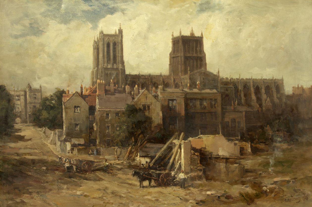Bristolská katedrála od Francis Abel William Taylor Armstrong