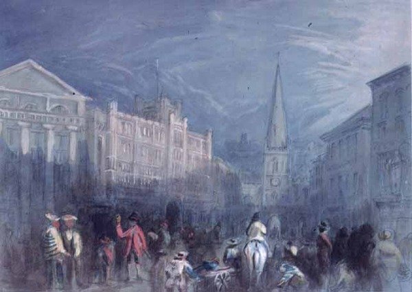 Pohled na Broad Street, Bristol od Francis Abel William Taylor Armstrong
