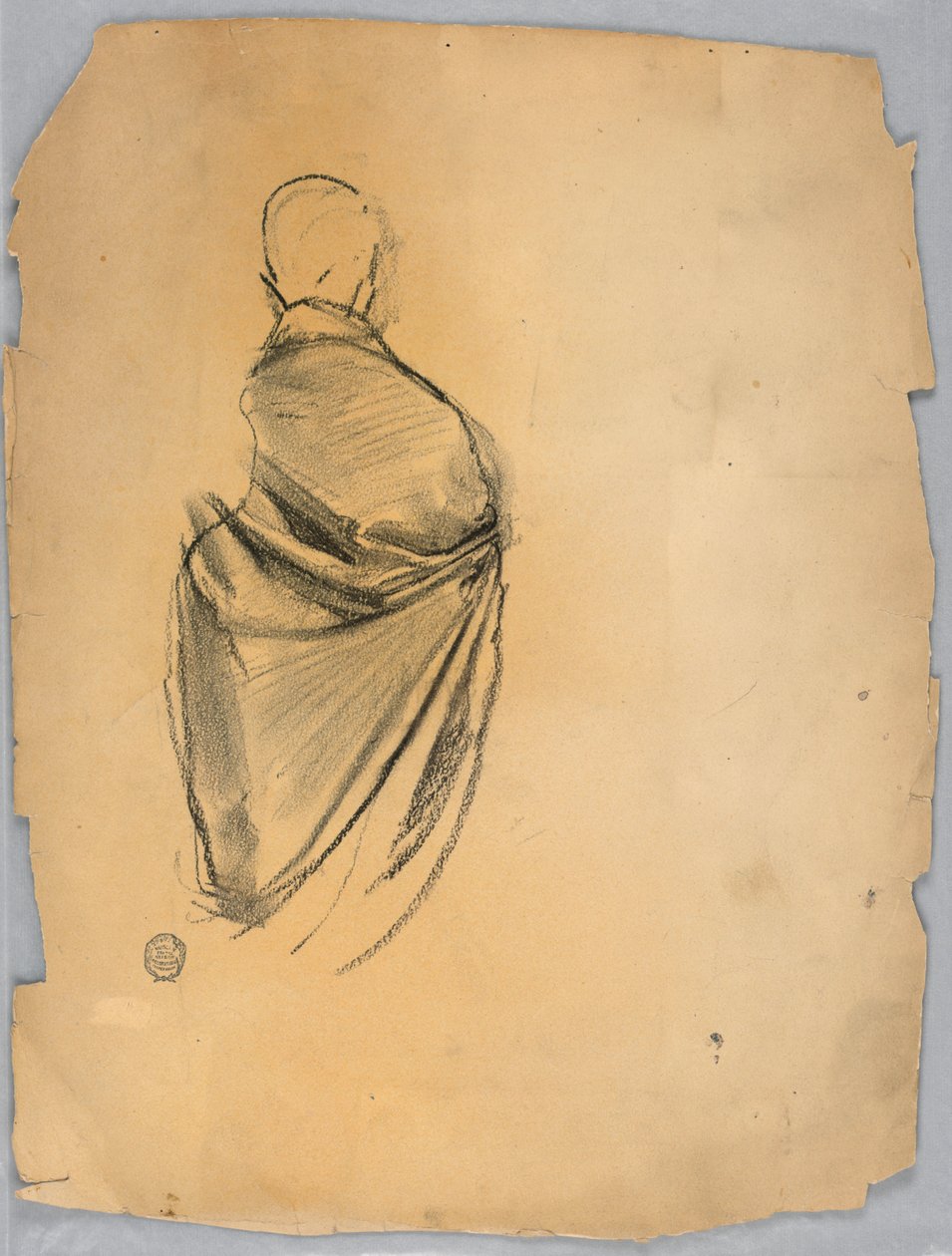 Postava s Drapery od Francis Augustus Lathrop