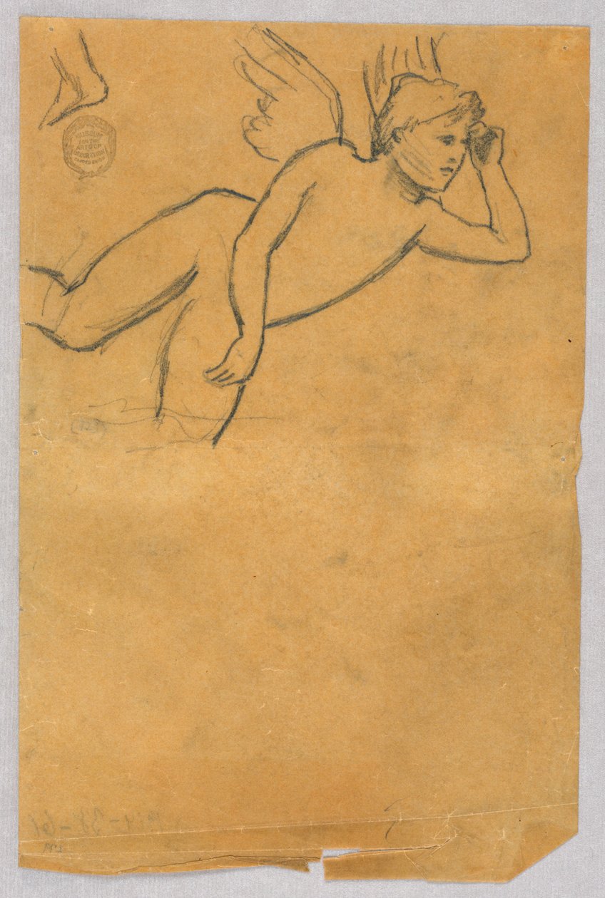 Skica pro Putto od Francis Augustus Lathrop