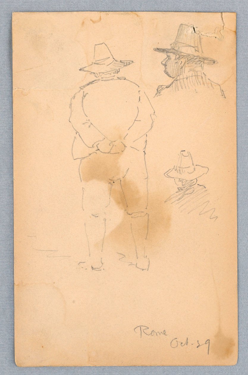 Skici muže, Řím od Francis Augustus Lathrop