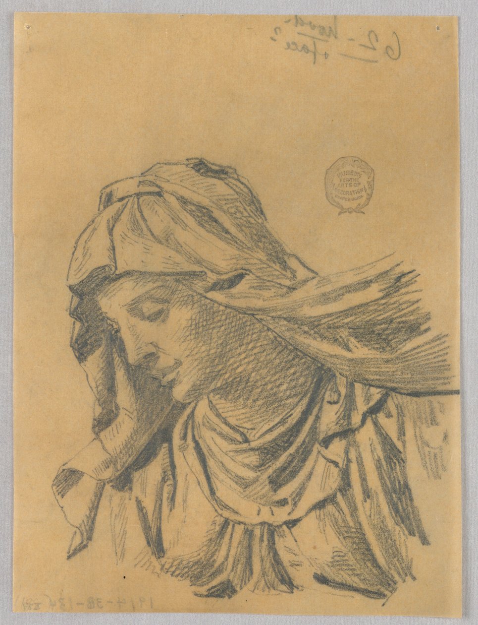 Studie na Bustu Madony od Francis Augustus Lathrop