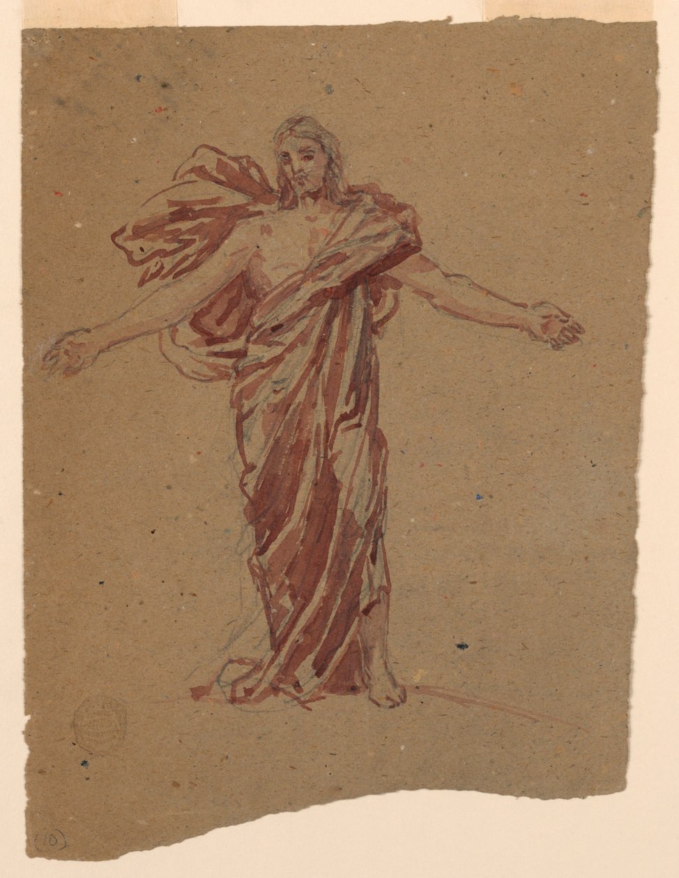 Study for Christ, Chancell of St. Bartholomew, New York od Francis Augustus Lathrop