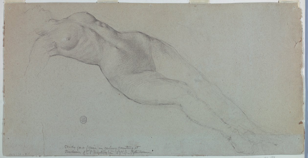 Studie na "Diana a její účastníci mezi souhvězdími" od Francis Augustus Lathrop