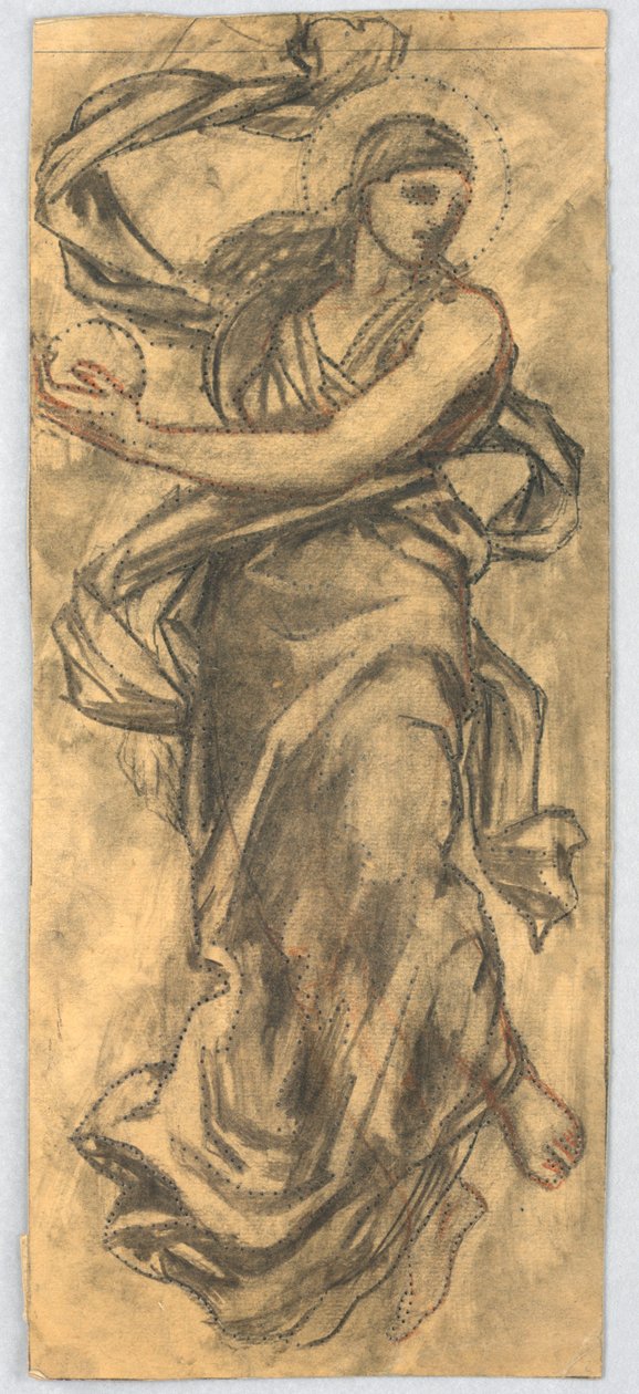 Studie pro nástěnnou malbu od Francis Augustus Lathrop