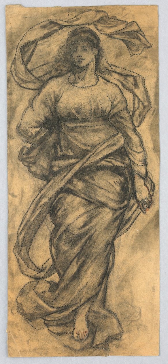 Studie pro nástěnnou malbu od Francis Augustus Lathrop