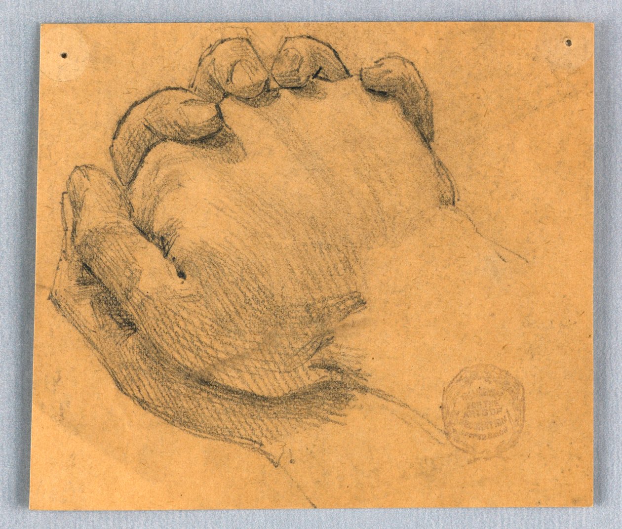 Studie sepjatých rukou od Francis Augustus Lathrop