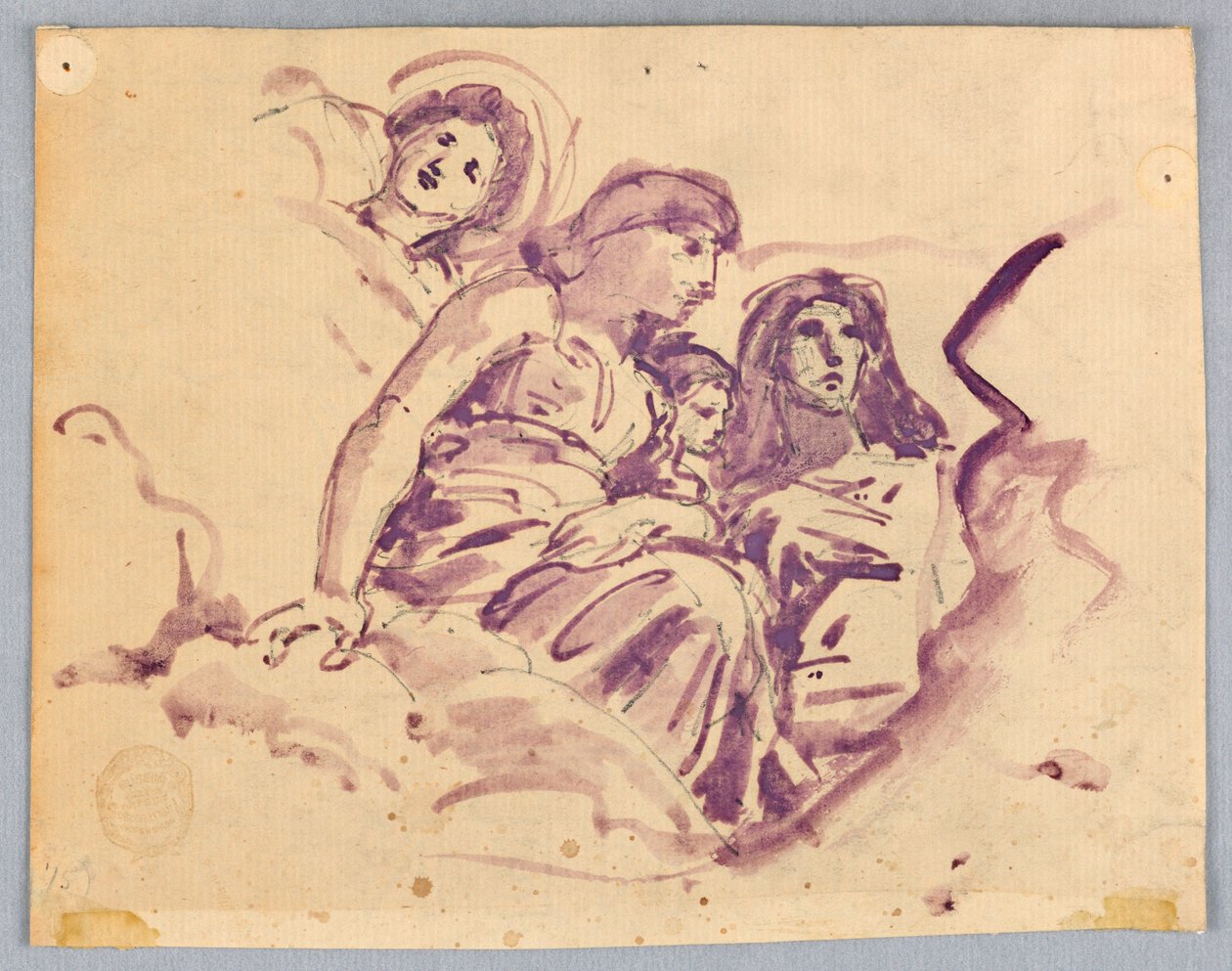 Studie nebeských postav od Francis Augustus Lathrop