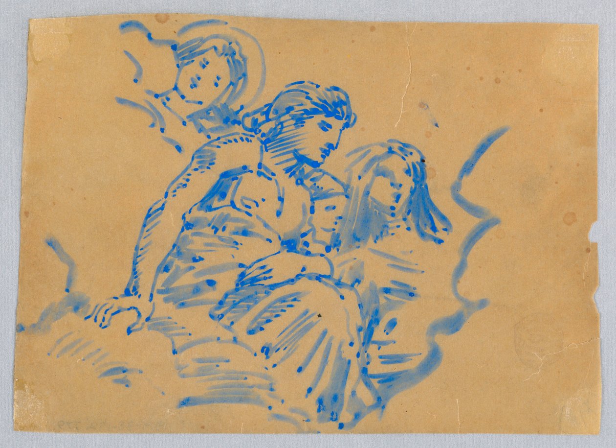 Studie nebeských postav od Francis Augustus Lathrop