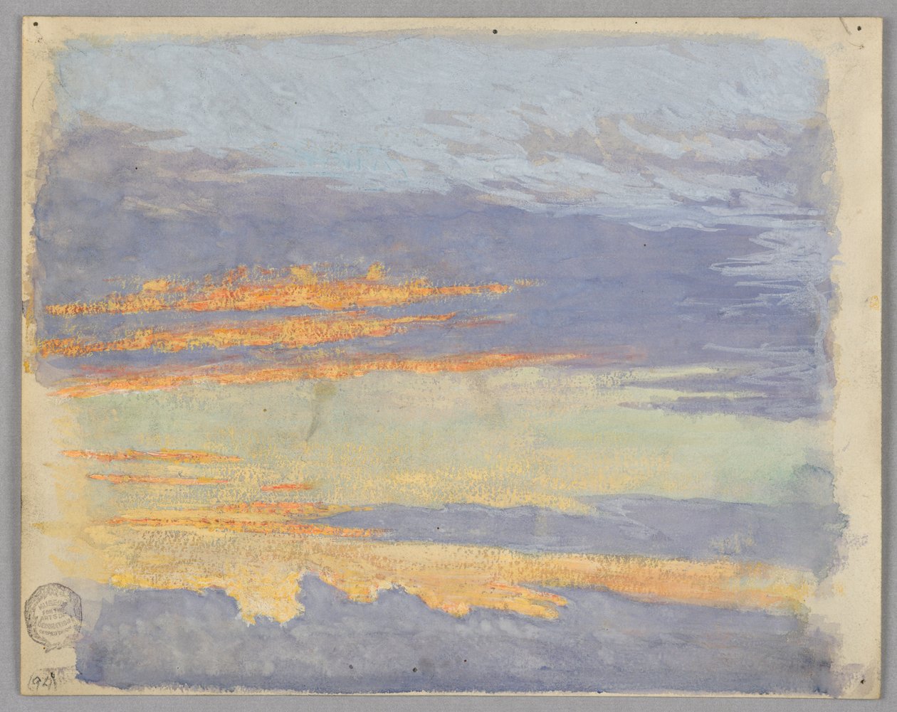 Studie mraků, Řím, Itálie od Francis Augustus Lathrop