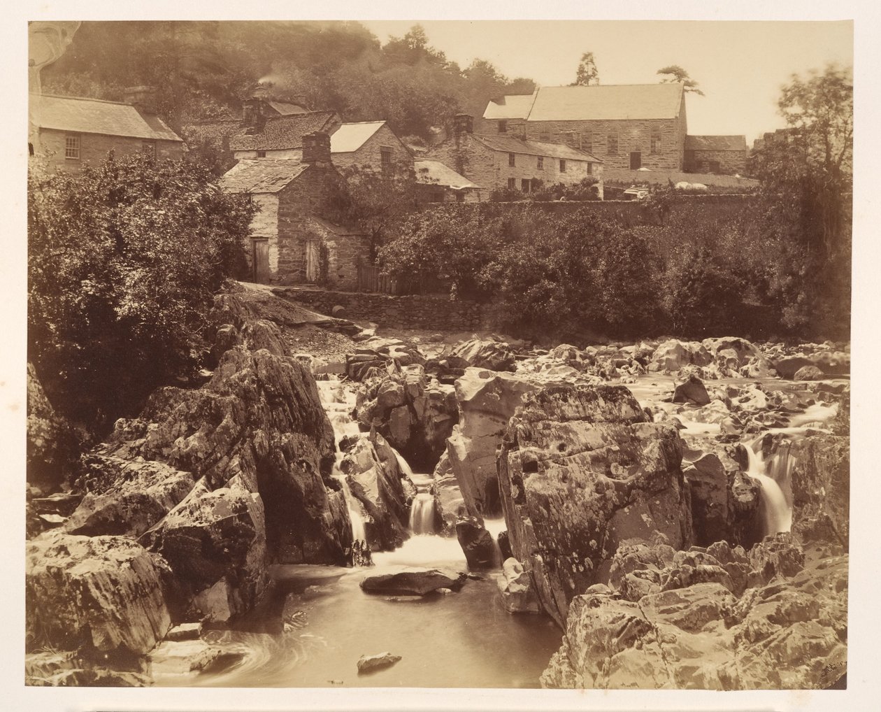 U Pont y Pair, Bettws-y-Coed, severní Wales od Francis Bedford