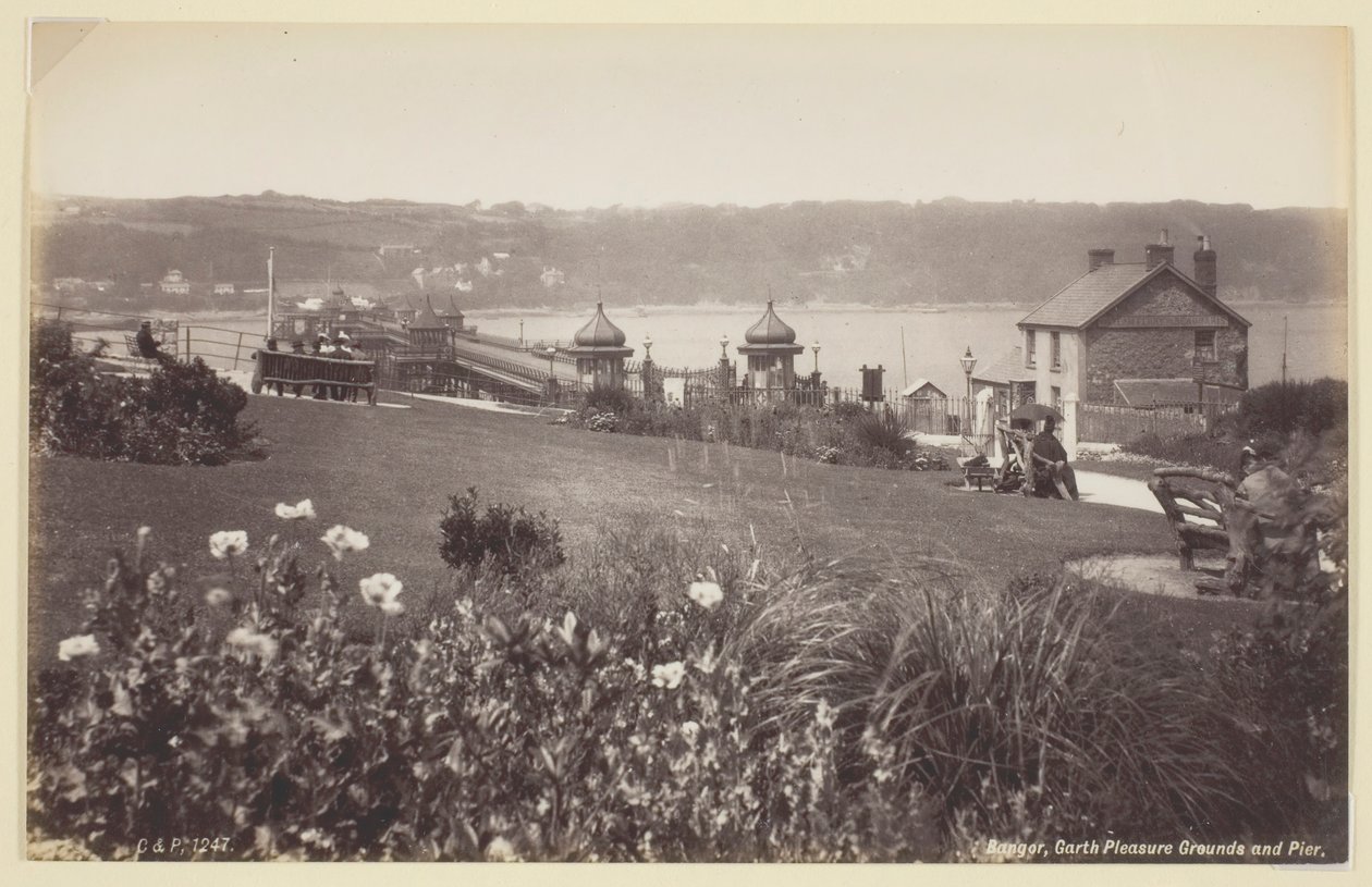 Bangor, Garth Pleasure Grounds and Pier, 186094. od Francis Bedford