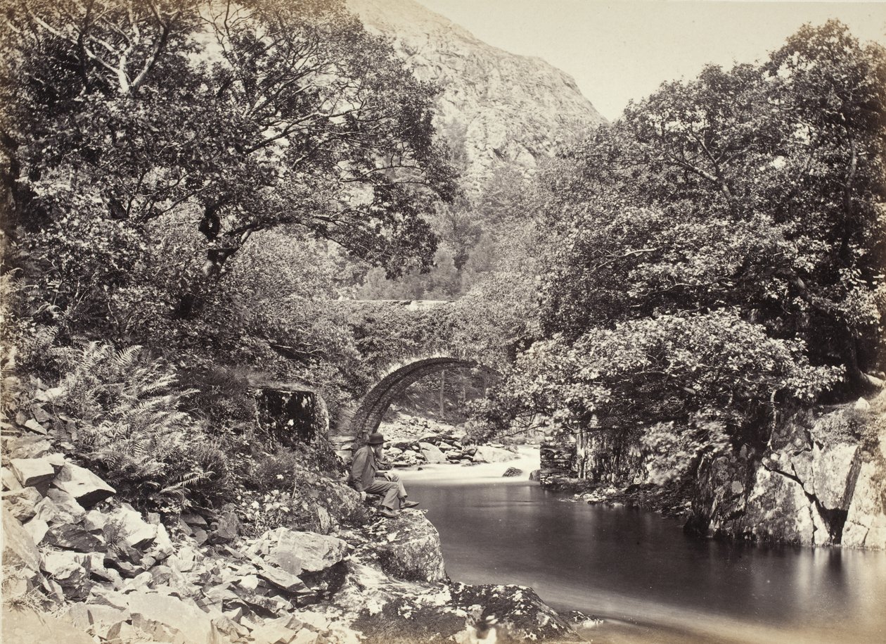 Beddgelert, Pont Aberglaslyn, zespodu mostu, č. 2. (517) od Francis Bedford