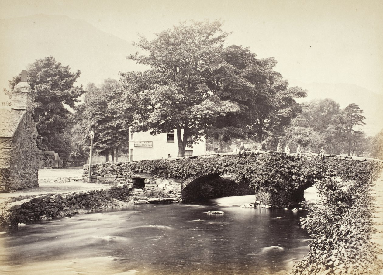 Beddgelert, most a Moel Hebog, č. 3 (518) od Francis Bedford