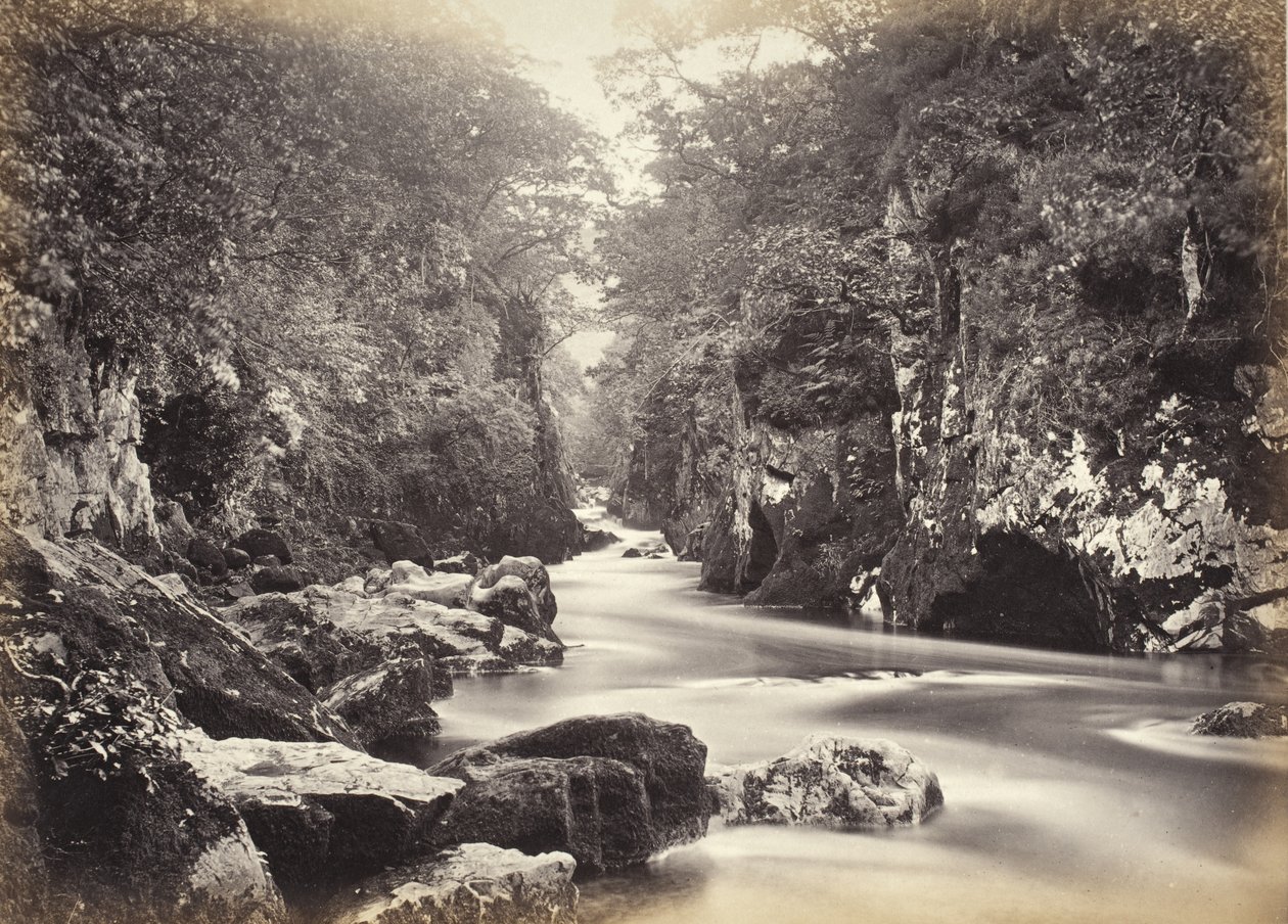 Bettws-y-Coed, krásné údolí (698) od Francis Bedford