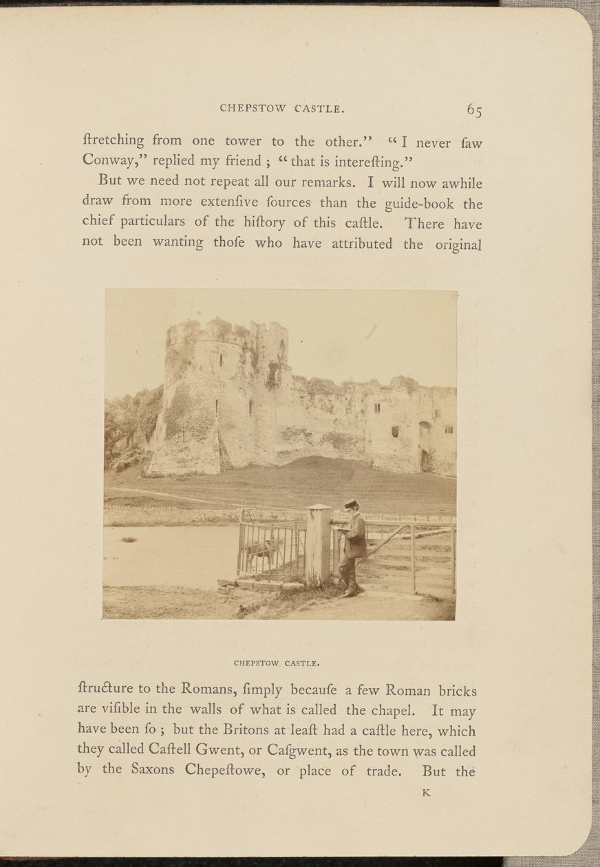Hrad Chepstow od Francis Bedford