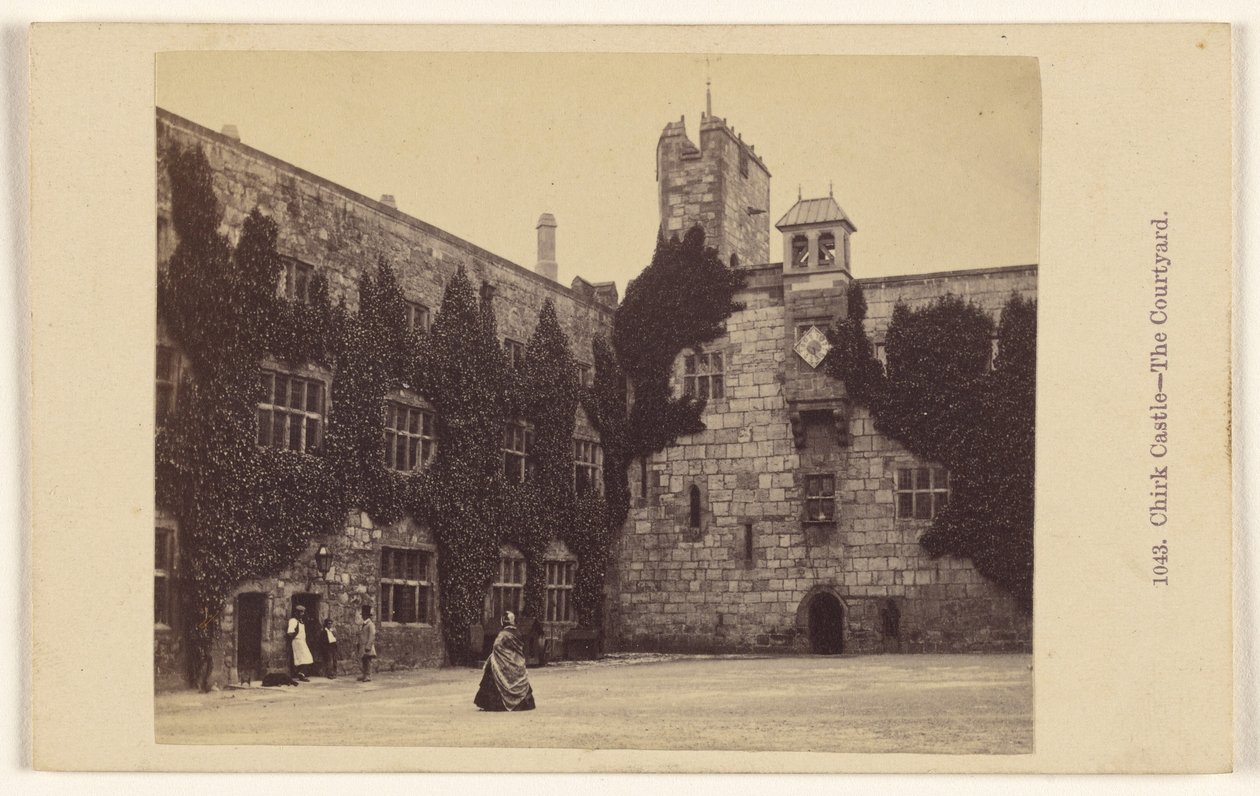 Hrad Chirk - Nádvoří od Francis Bedford