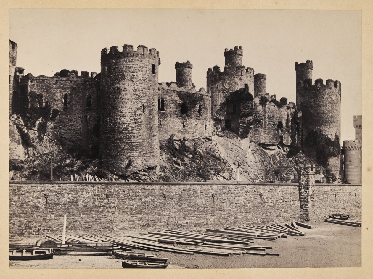 Hrad Conway od potoka od Francis Bedford