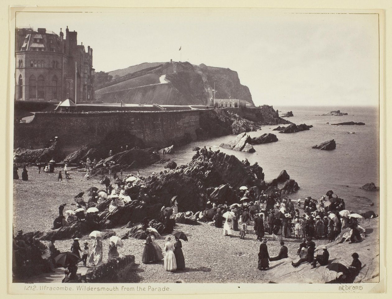 Ilfracombe, Wildersmouth z průvodu od Francis Bedford