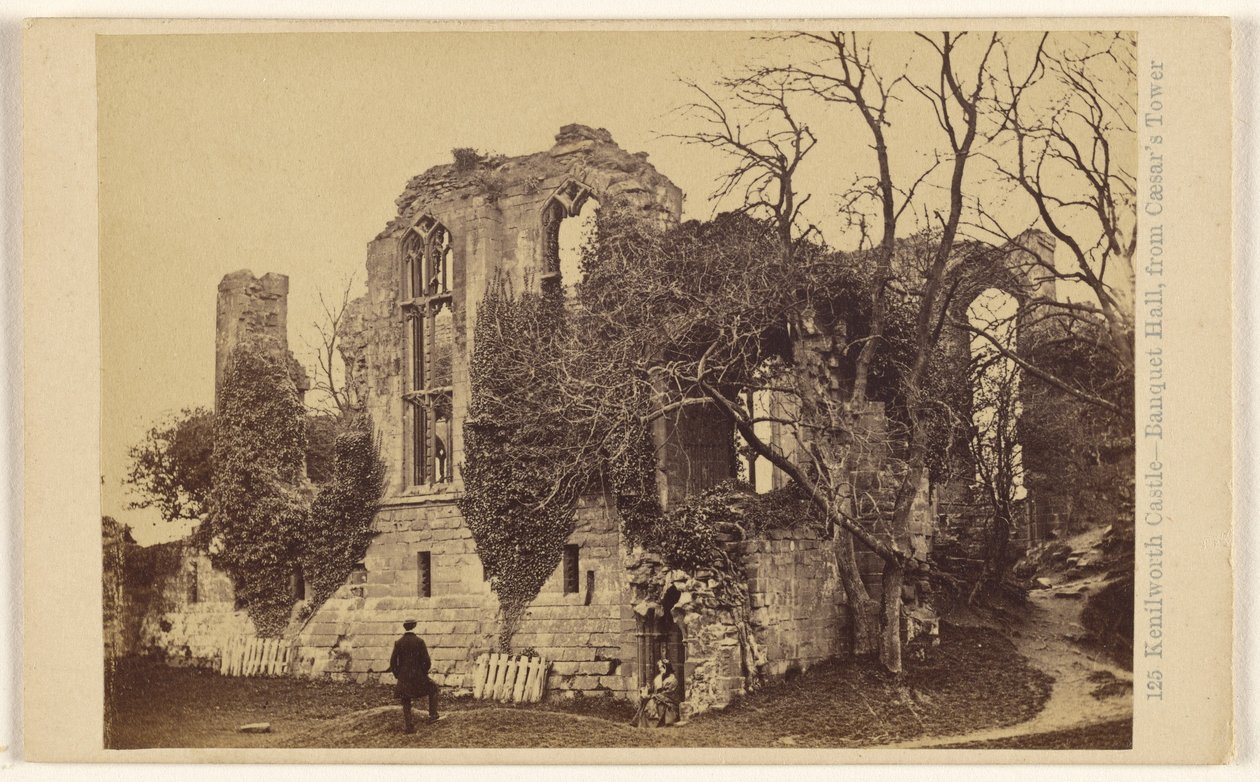 Hrad Kenilworth - Hodovní síň, z Caesarovy věže. od Francis Bedford
