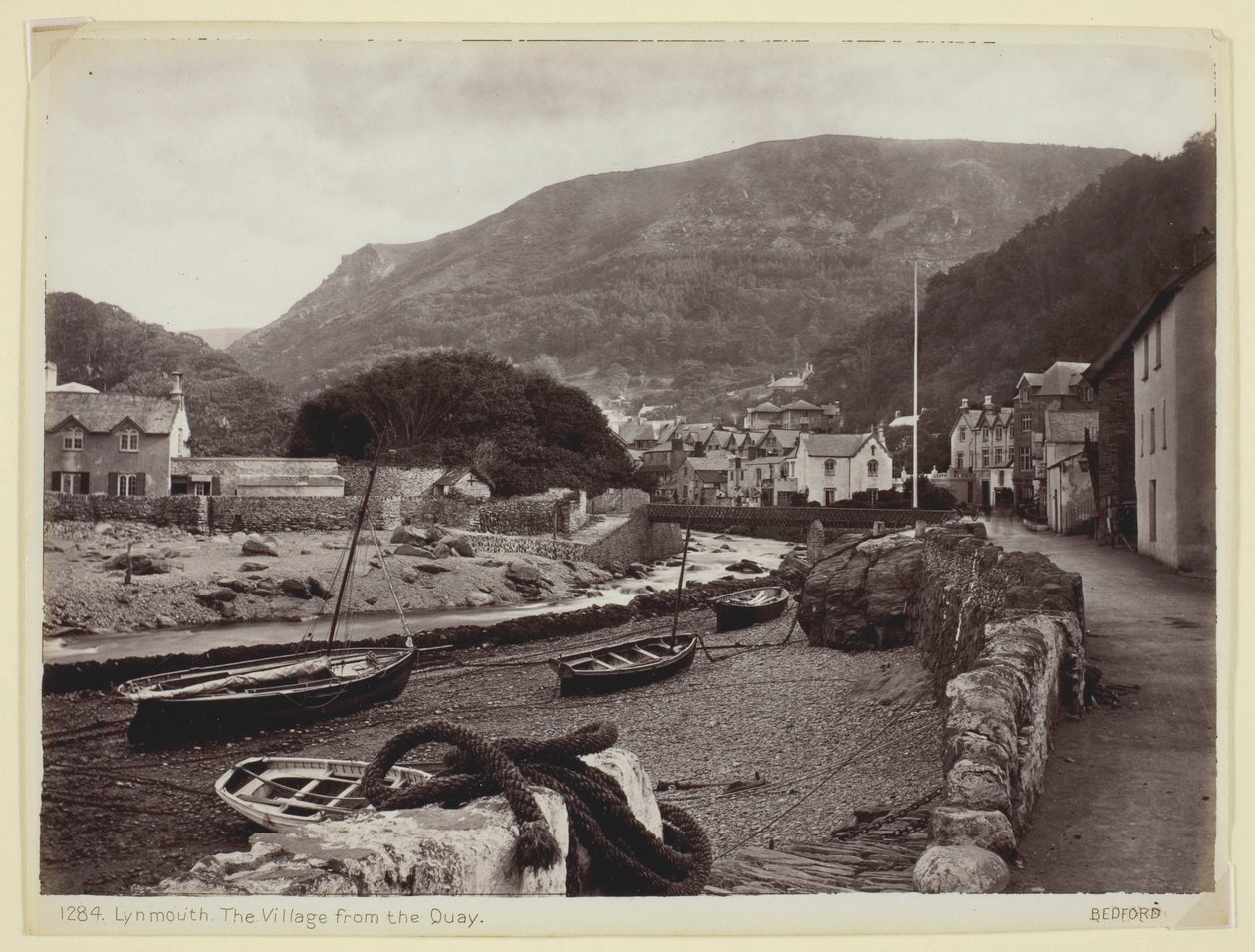 Lynmouth, Vesnice z nábřeží od Francis Bedford