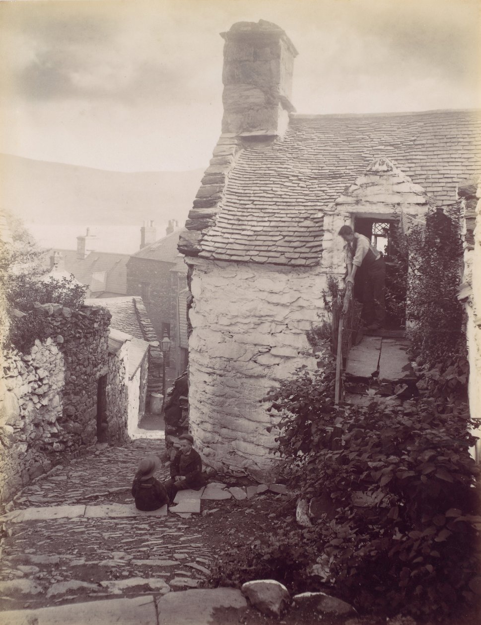 Starý Barmouth, 70. léta 19. století. od Francis Bedford
