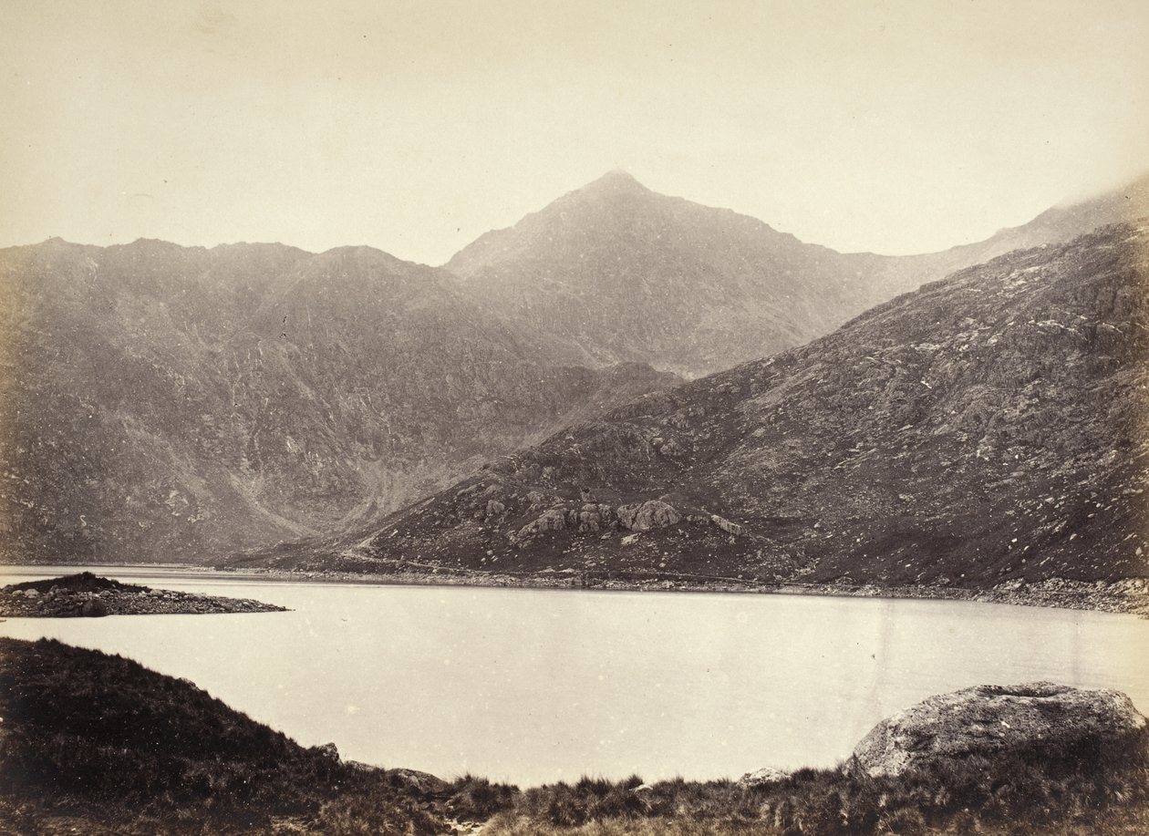 Snowdon, od jezera Llyn Llydaw (528) od Francis Bedford