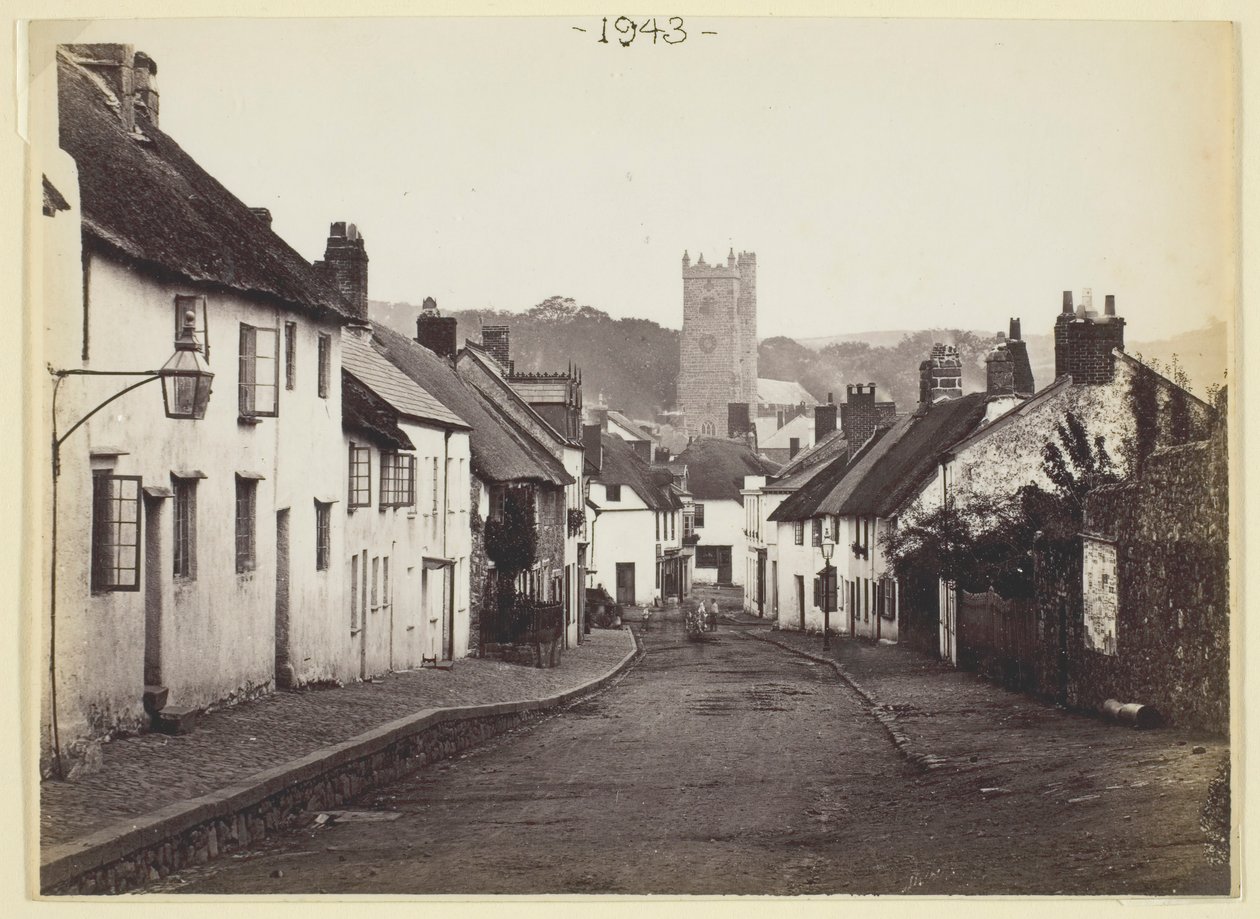 Bez názvu [doškové chalupy a kostel], 186094. od Francis Bedford