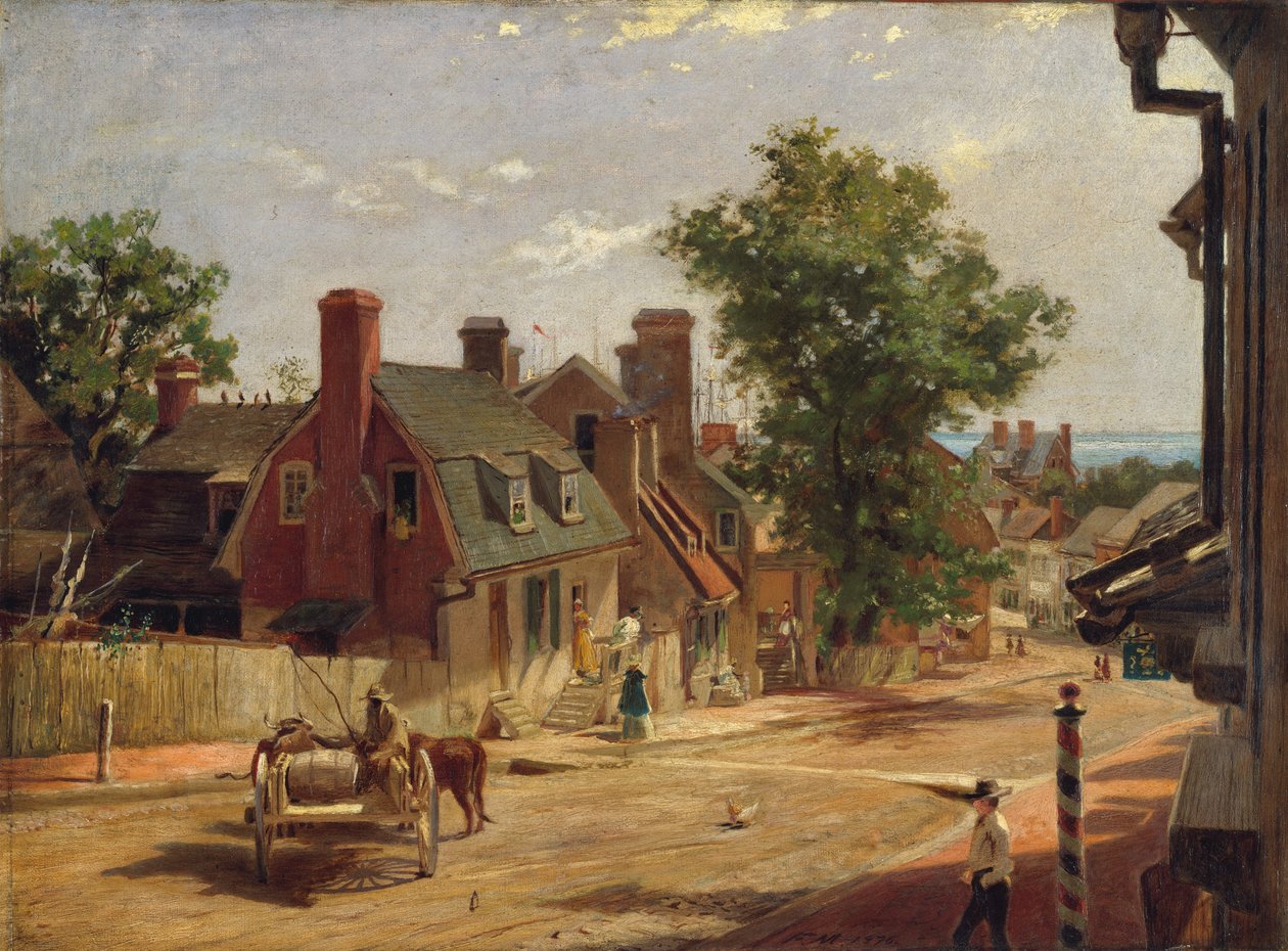 Old Annapolis, Francis Street, 1876. od Francis Blackwell Mayer