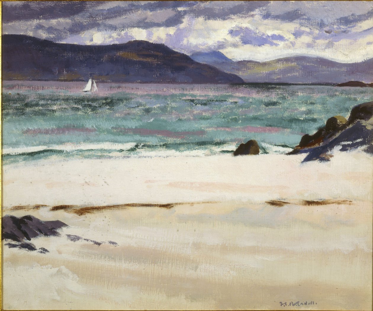 Ben Bhuie z North End, Iona, kolem roku 1926 (olej na panelu) od Francis Campbell Boileau Cadell