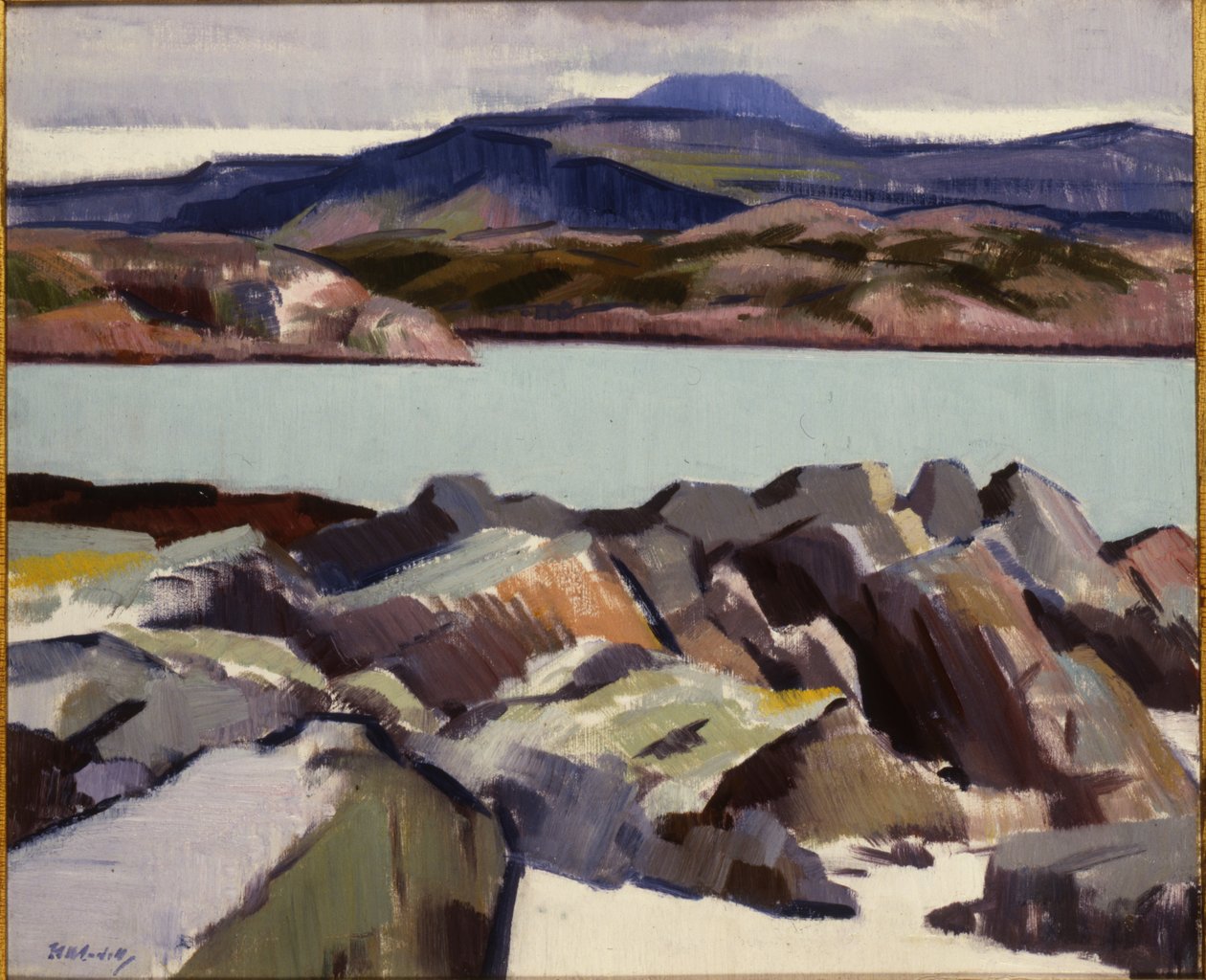 Ben More, shora Port Beag na Sligeanach (olej na plátně) od Francis Campbell Boileau Cadell