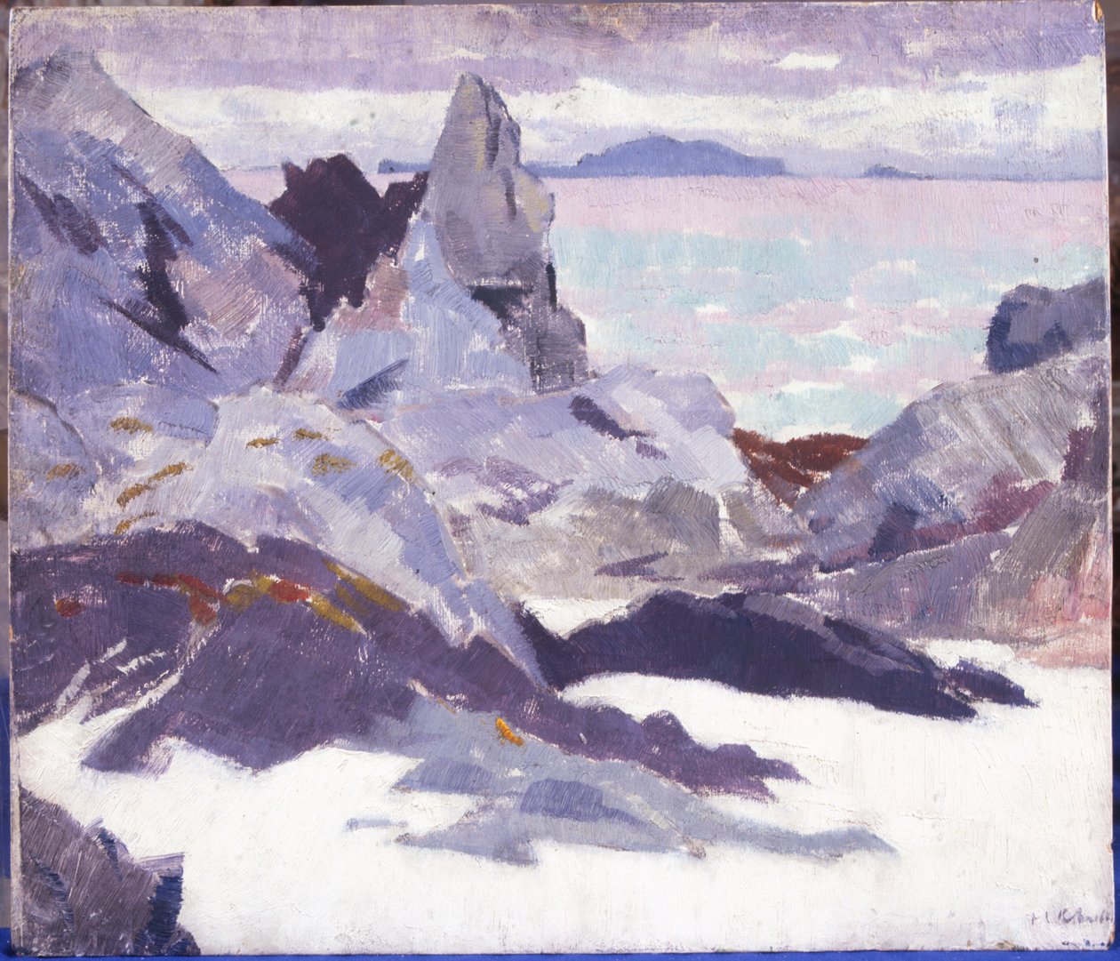 Cathedral Rock, Iona (olej na plátně) od Francis Campbell Boileau Cadell